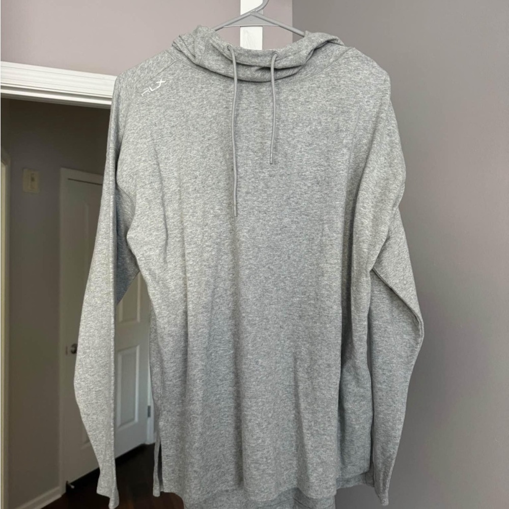 Women’s Ralph Lauren Gray Sweatshirt Hoodie Relaxed Fit - size M